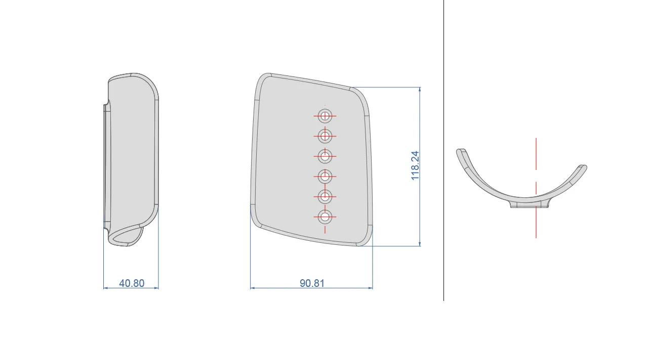 HB-TXT PRO ARM REST LOW 2